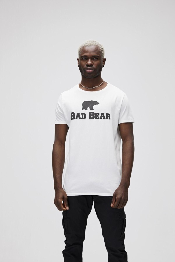BAD BEAR 19.01.07.002 BER BEAR AYI BASKI 0 YAKA KISA KOL TSHIRT