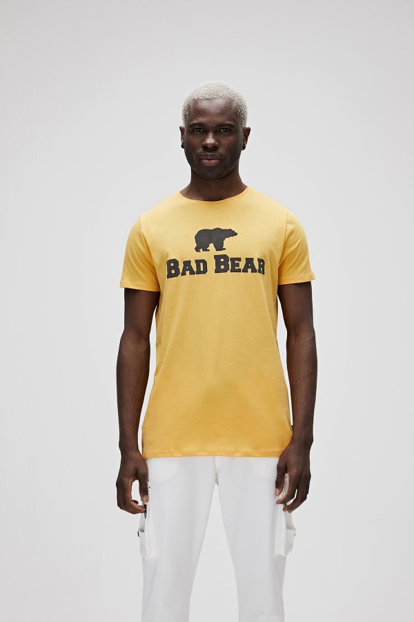 BAD BEAR 19.01.07.002 BER BEAR AYI BASKI 0 YAKA KISA KOL TSHIRT