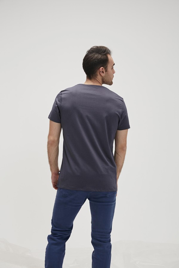 BAD BEAR 19.01.07.002 BER BEAR AYI BASKI 0 YAKA KISA KOL TSHIRT