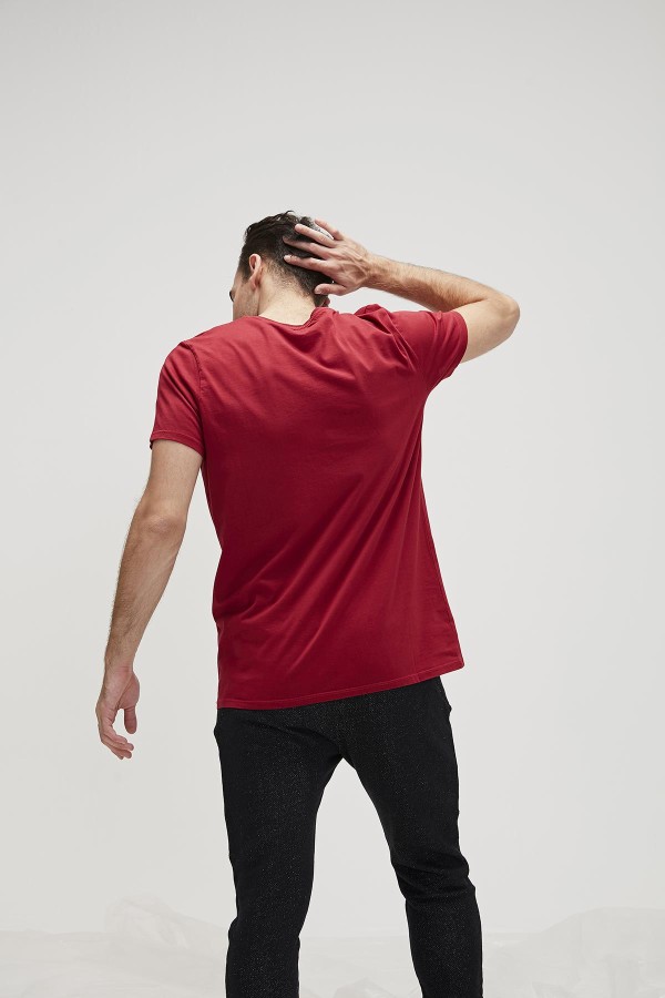 BAD BEAR 19.01.07.002 BER BEAR AYI BASKI 0 YAKA KISA KOL TSHIRT