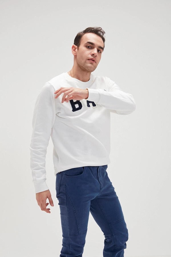 BAD BEAR 19.02.12.003 KABARTMA BAD YAZILI 0 YAKA SWEAT