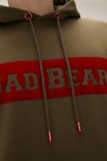 BAD BEAR 22.02.12.015 FLOK BAD BEAR YAZILI KAPSONLU 2 CEP SWEAT