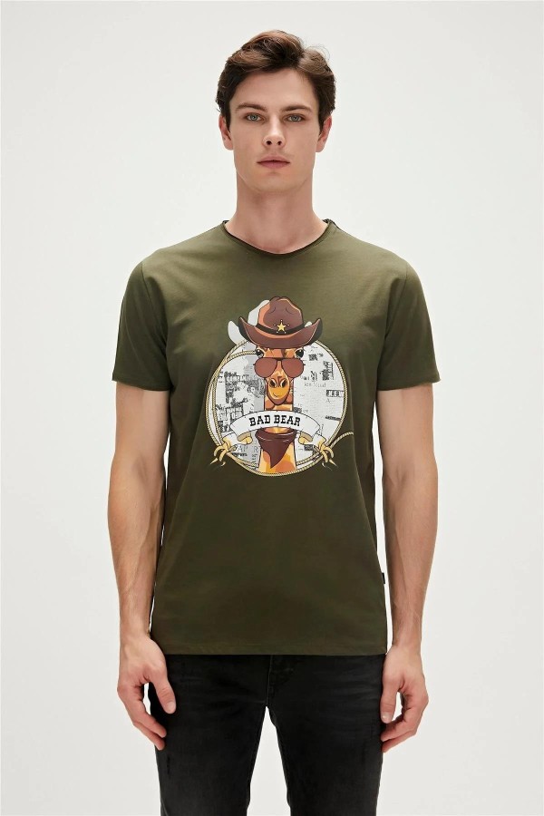 BAD BEAR 23.01.01.036 YAKA KESIK 0 YAKA KISA KOL TSH