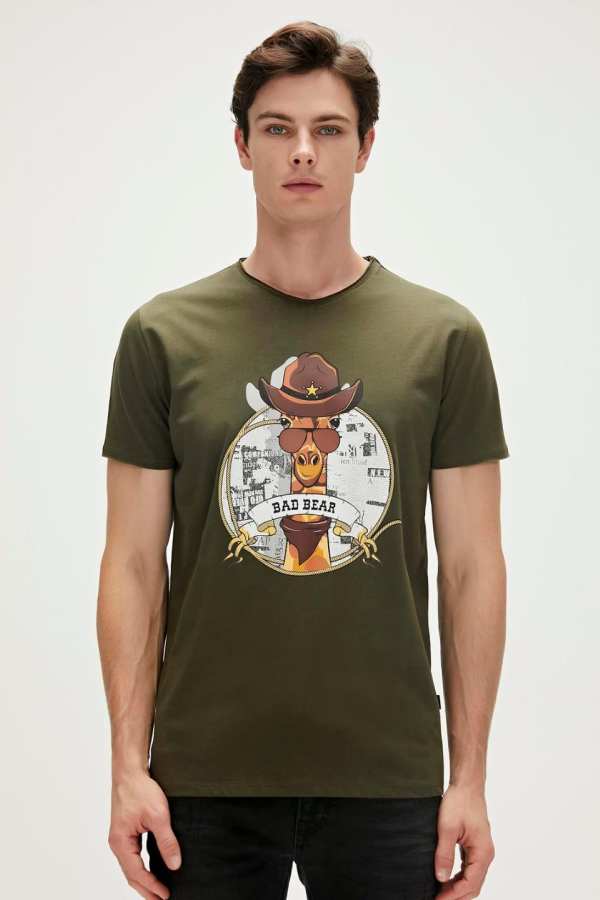 BAD BEAR 23.01.01.036 YAKA KESIK 0 YAKA KISA KOL TSH