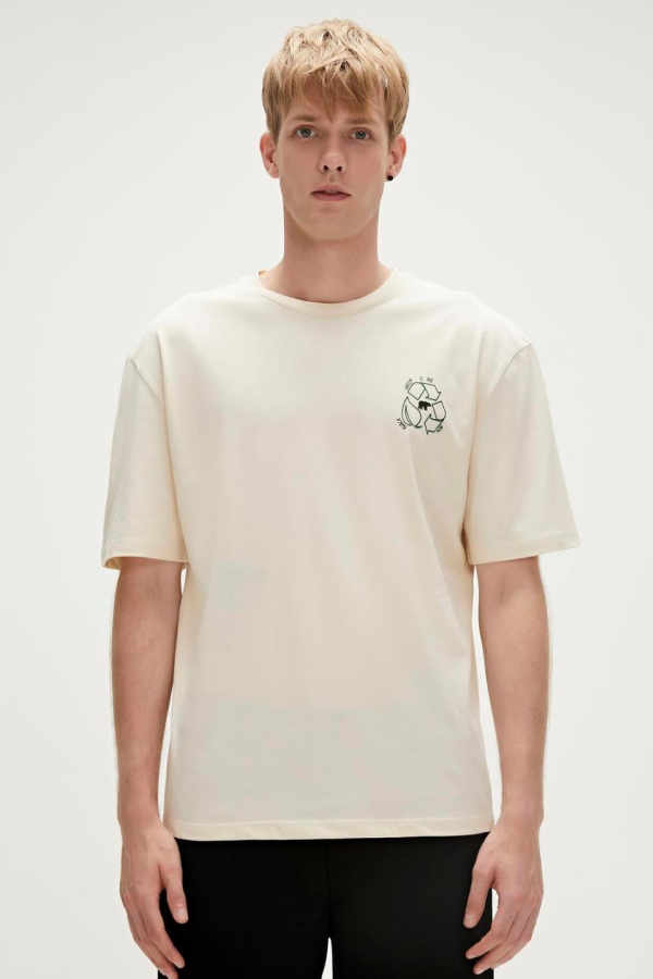 BAD BEAR 23.01.07.005 WORLD SIRT BASKILI  0 YAKA KISA KOL TSHIRT