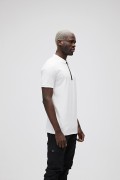 BAD BEAR CORD 21.01.07.010 FERMUARLI POLO YAKA GOGUS NAKIS ARMALI KISA KOL TSHIRT