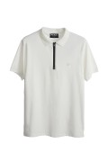 BAD BEAR CORD 21.01.07.010 FERMUARLI POLO YAKA GOGUS NAKIS ARMALI KISA KOL TSHIRT