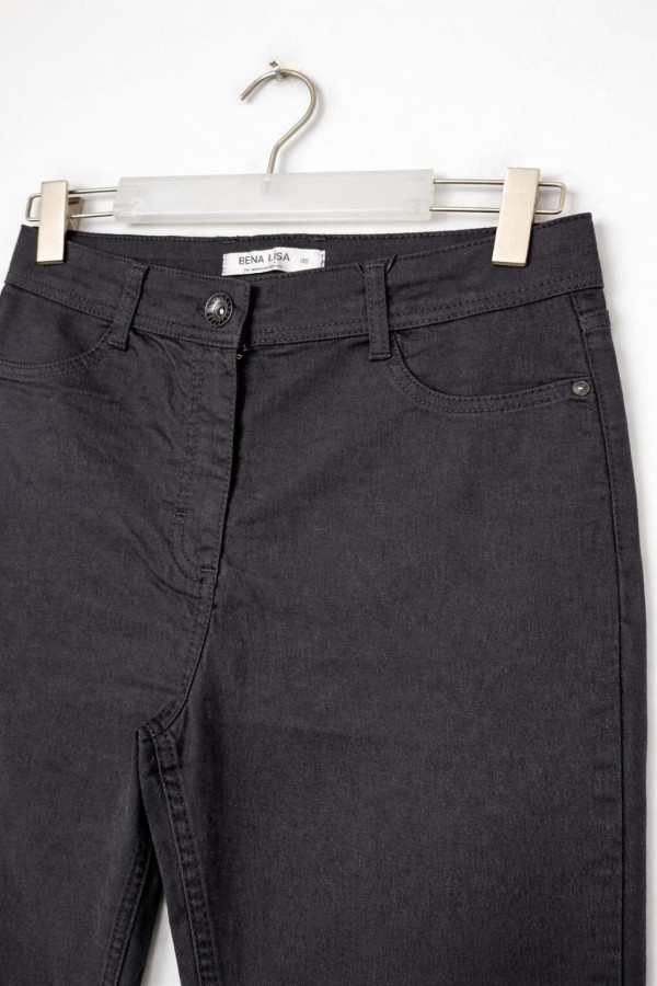 BENA LISA ON KAPALI CEP DETAYLI  LIKRALI DAR PACA KOT PANTOLON