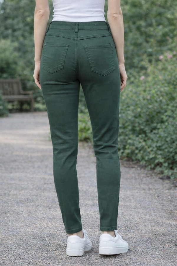 BOLINTO 480 YANLARI ZINCIRLI YUKSEK BEL 5 CEP LIKRALI  DAR PACA PANTOLON