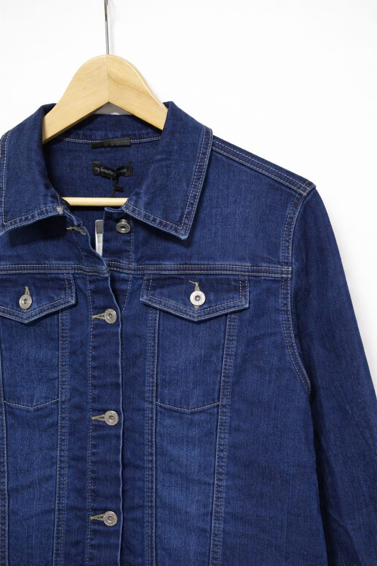 BONITA  LIKRALI KAPAK CEPLI UZUN  DENIM MONT