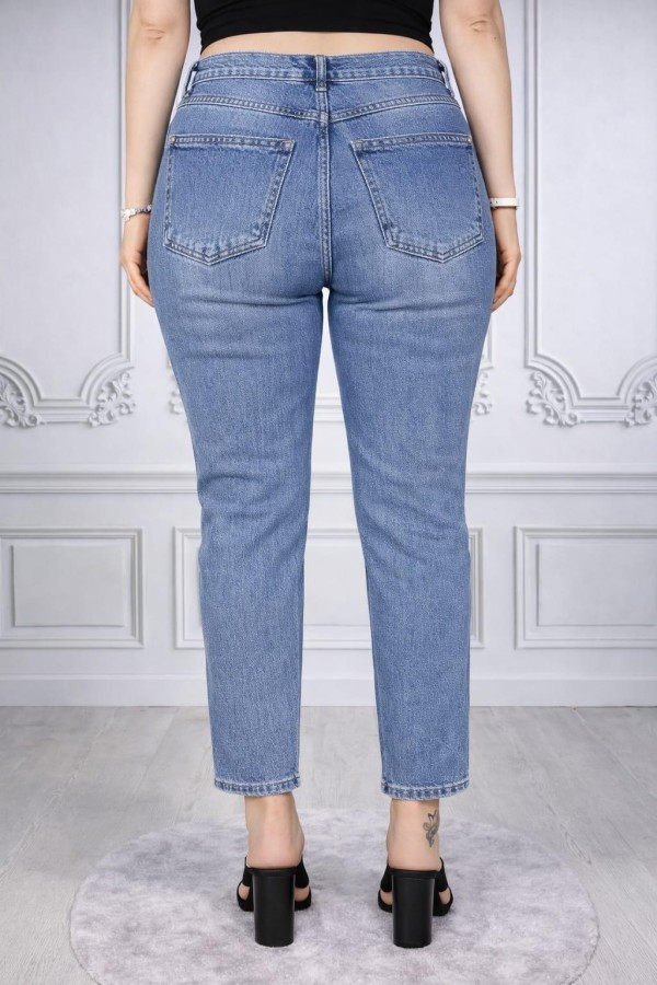 BONITA LIZ 127 5 CEP BOYFRIEND  DENIM PANTOLON