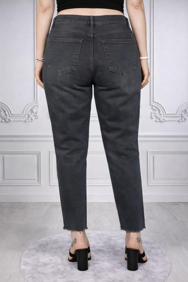 BONITA LIZ 5 CEP YIRTIK DETAY PACA ACIK  DENIM PANTOLON