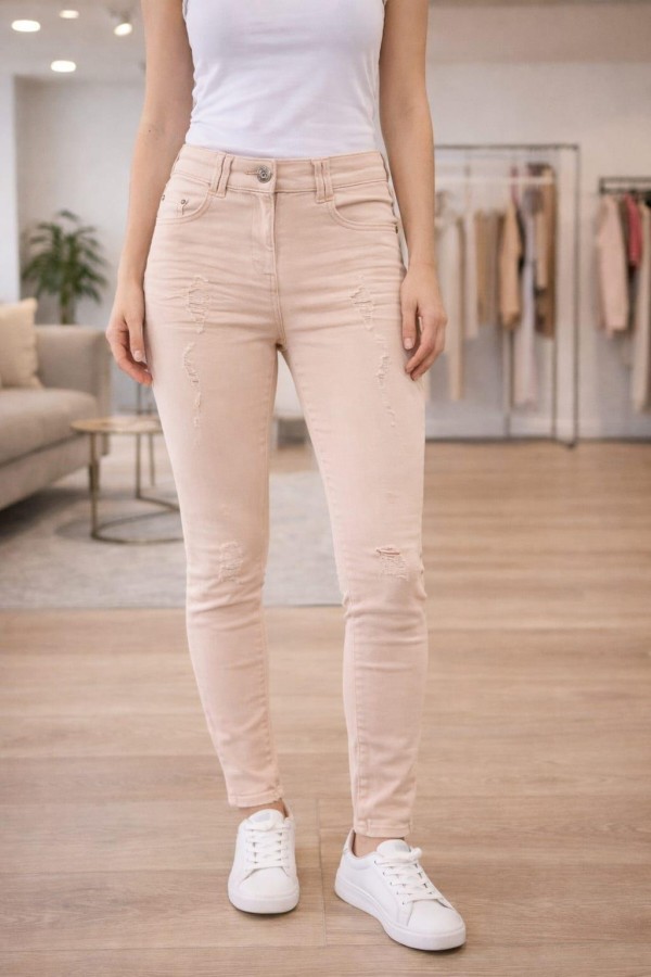 CECLIN 321 5 CEP YIRTIKLI DAR PACA PANTOLON