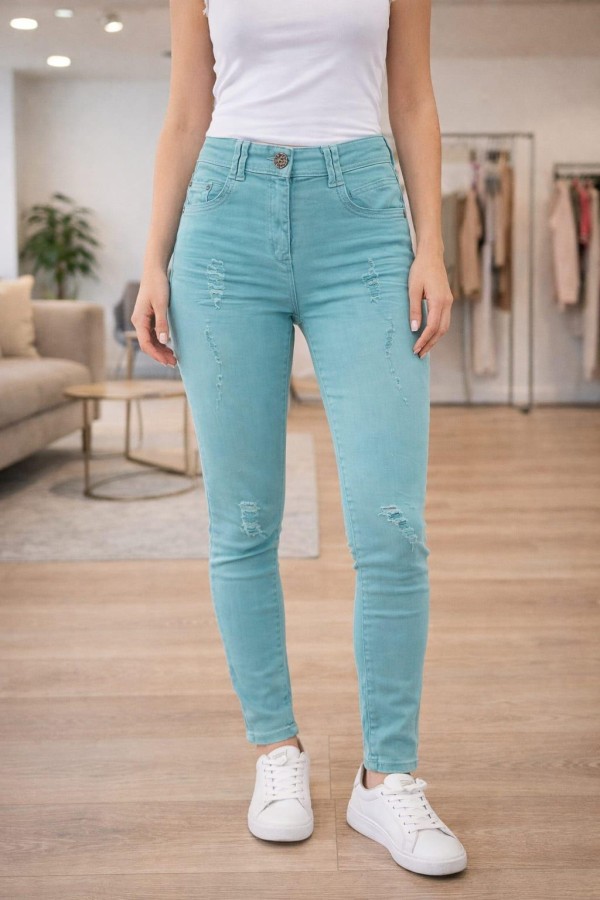 CECLIN 321 5 CEP YIRTIKLI DAR PACA PANTOLON