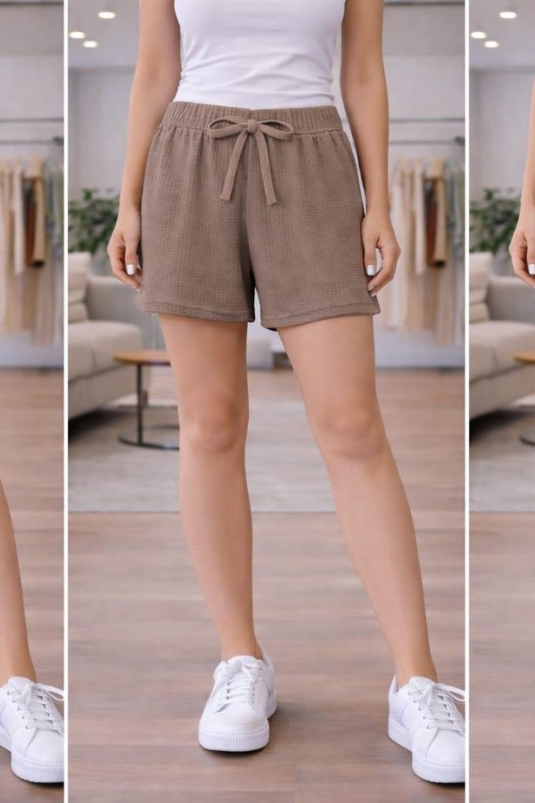 FLEUR 3 LU SET BEL LASTIKLI SUS BAGCIKLI CEPSIZ TRIL TRIL  PENYE SHORT