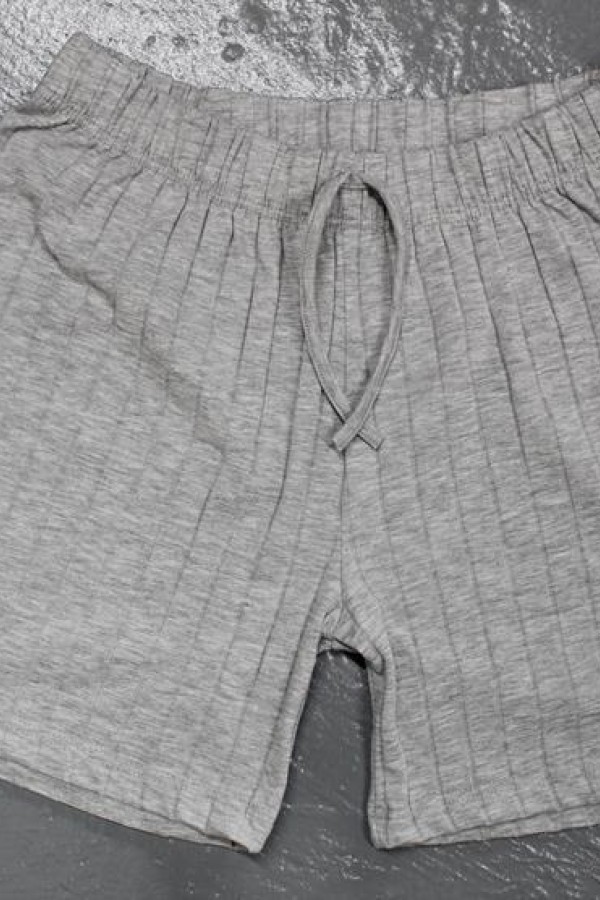 FLEUR BEL LASTIKLI SUS BAGCIKLI CEPSIZ TRIL TRIL  PENYE SHORT