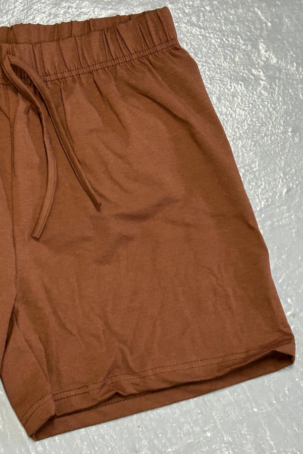 FLEUR BEL LASTIKLI SUS BAGCIKLI CEPSIZ TRIL TRIL  PENYE SHORT