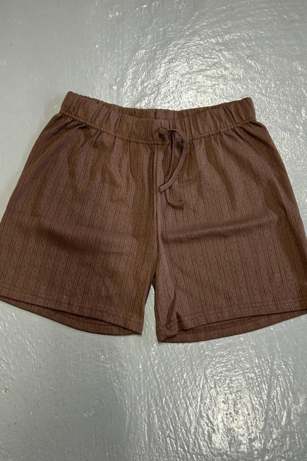 FLEUR BEL LASTIKLI SUS BAGCIKLI CEPSIZ TRIL TRIL  PENYE SHORT