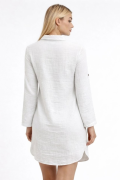HEAVEN 1190 MUSLIN NISA UZUN KOL TUNIK