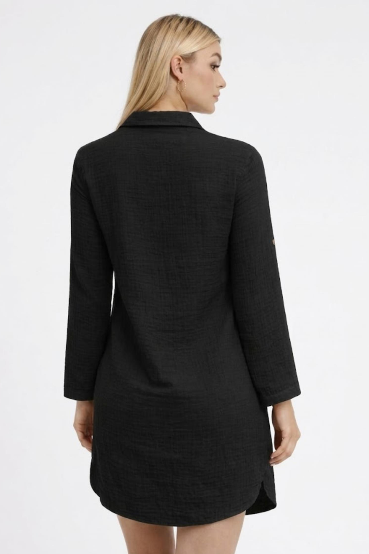 HEAVEN 1190 MUSLIN NISA UZUN KOL TUNIK