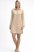 HEAVEN 1190 MUSLIN NISA UZUN KOL TUNIK