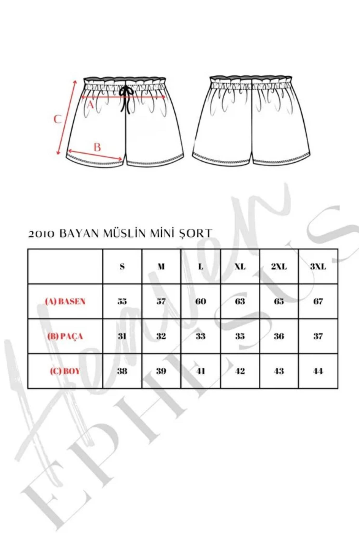 HEAVEN 2015 MUSLIN DESENLI KADIN  MINI SORT