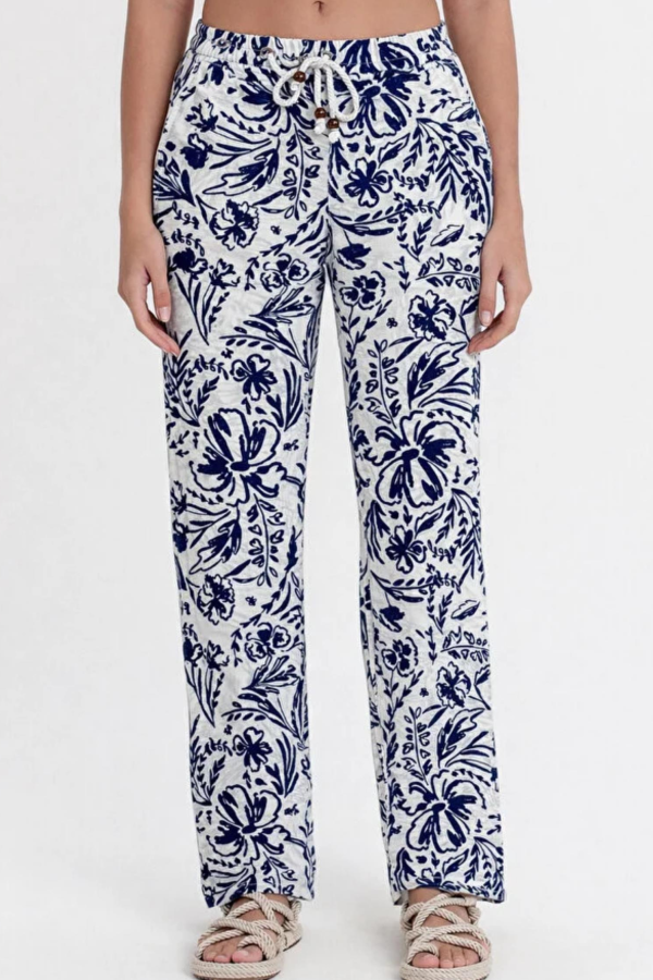 HEAVEN 2025 MUSLIN DESENLI KLASIK PANTOLON