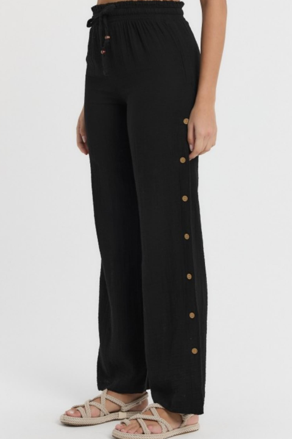 HEAVEN 2100 MUSLIN DUGMELI KADIN PANTOLON