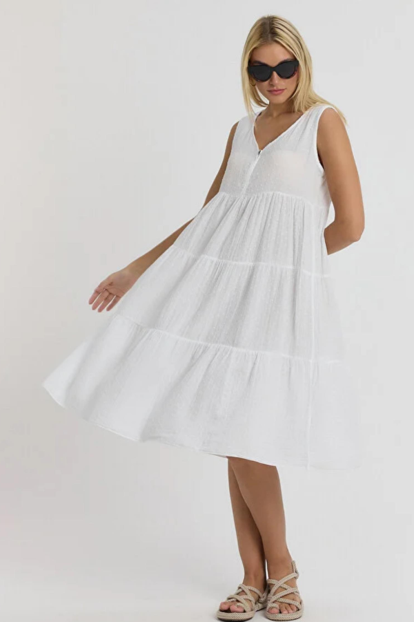 HEAVEN 3015 MUSLIN AVLONYA KOLSUZ ELBISE