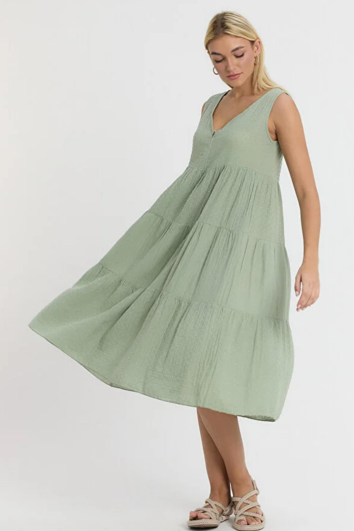 HEAVEN 3015 MUSLIN AVLONYA KOLSUZ ELBISE