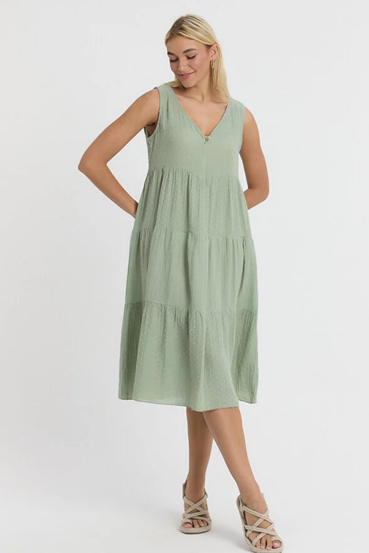 HEAVEN 3015 MUSLIN AVLONYA KOLSUZ ELBISE