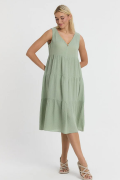 HEAVEN 3015 MUSLIN AVLONYA KOLSUZ ELBISE