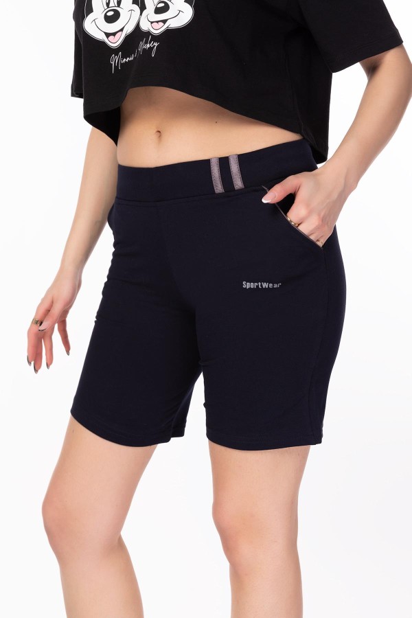 IFS 1211 MODEL KESIK CEP SPORTWEAR NAKISLI  SHORT