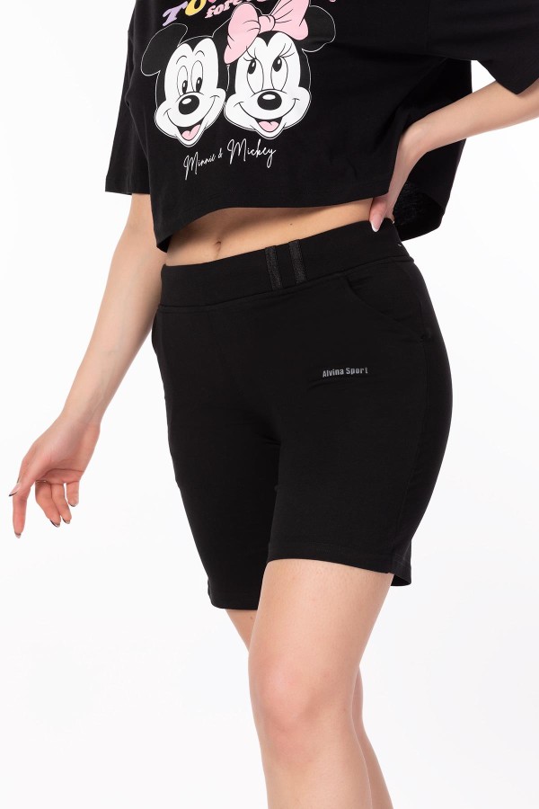 IFS 1211 MODEL KESIK CEP SPORTWEAR NAKISLI  SHORT