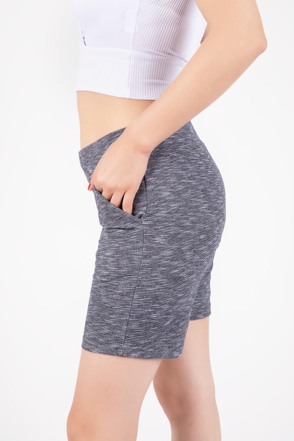 IFS 1213 2 CEP SPORTWEAR YAZILI FLAMLI PENYE SHORT