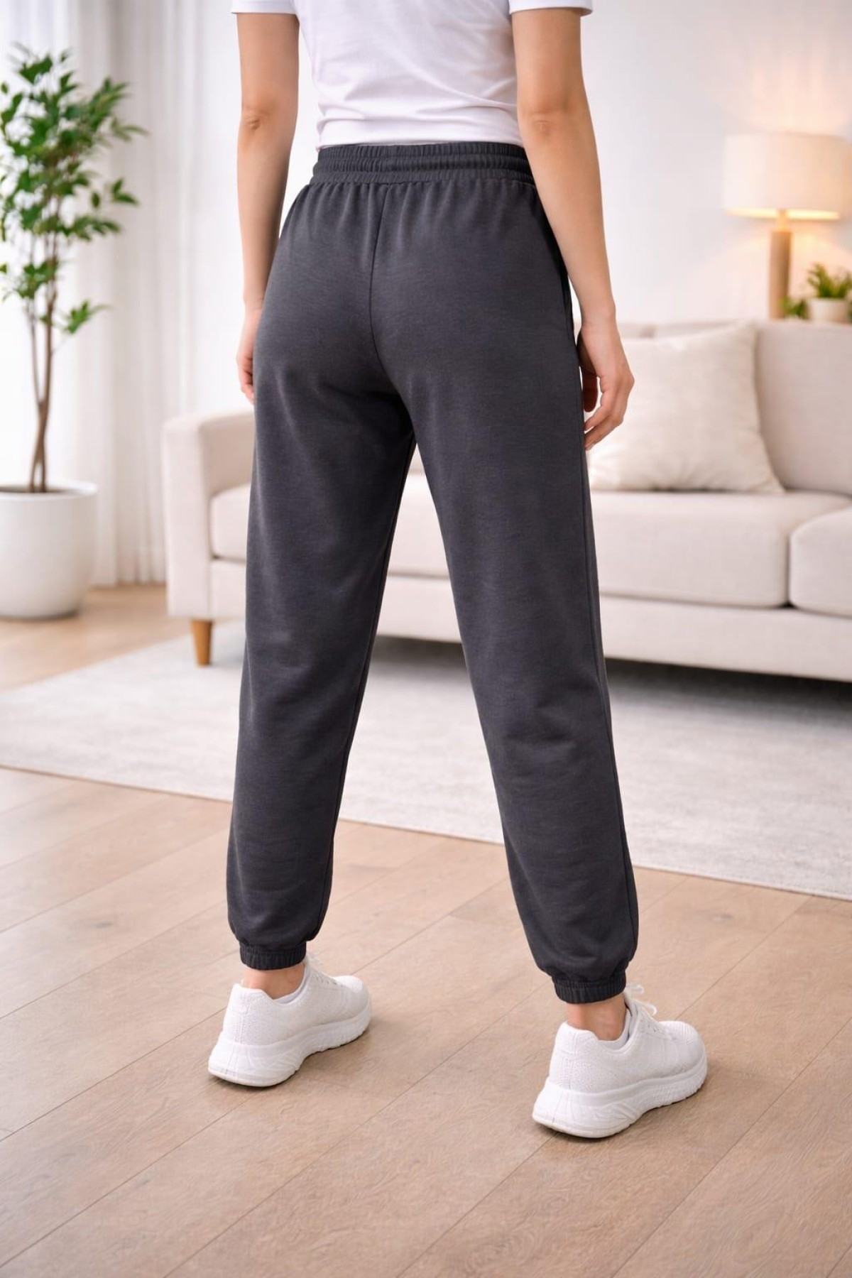 IFS  2022 YUMUSAK KUMAS PACA LASTIKLI KADIN TEK ALT