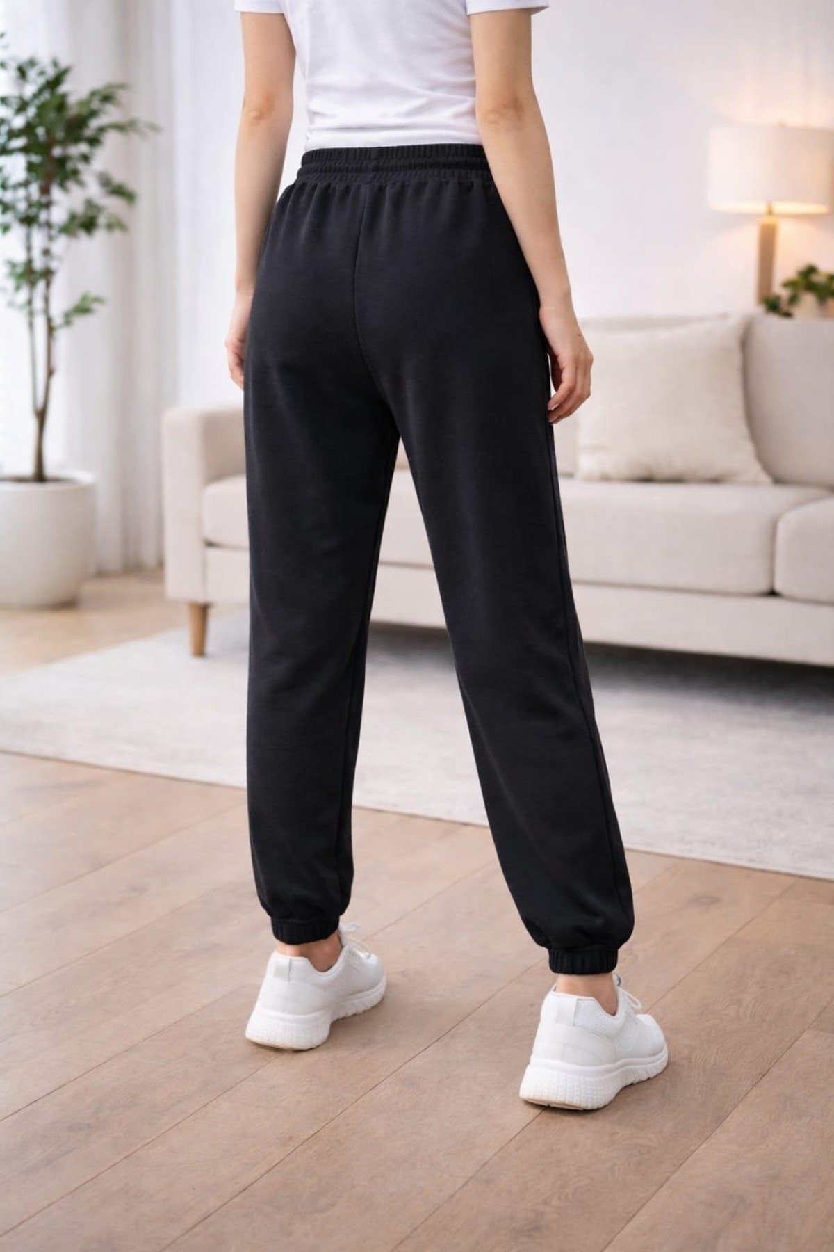 IFS  2022 YUMUSAK KUMAS PACA LASTIKLI KADIN TEK ALT