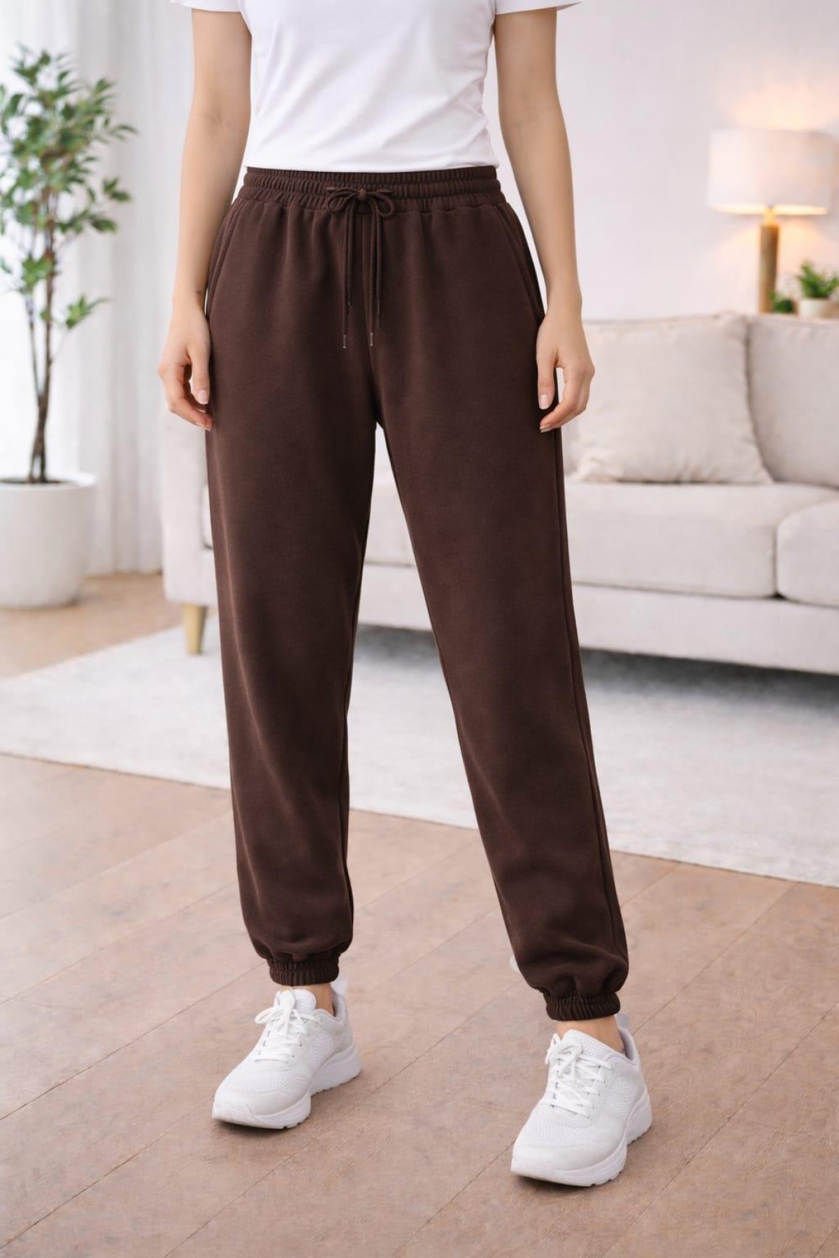 IFS  2022 YUMUSAK KUMAS PACA LASTIKLI KADIN TEK ALT