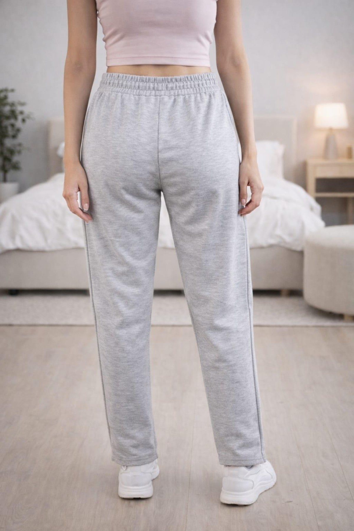 IFS 2056 2 CEPLI CALIFORNIA YAZI BASKILI DAR PACA KADIN TEK ALT