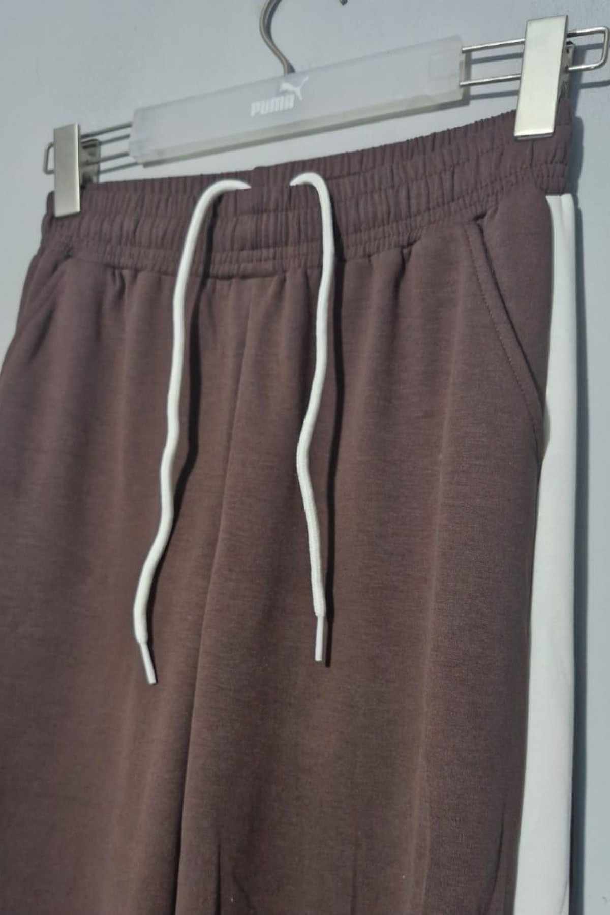 IFS 3030 DOKUMLU  KUMAS YANI BANT SERITLI KADIN TEK ALT