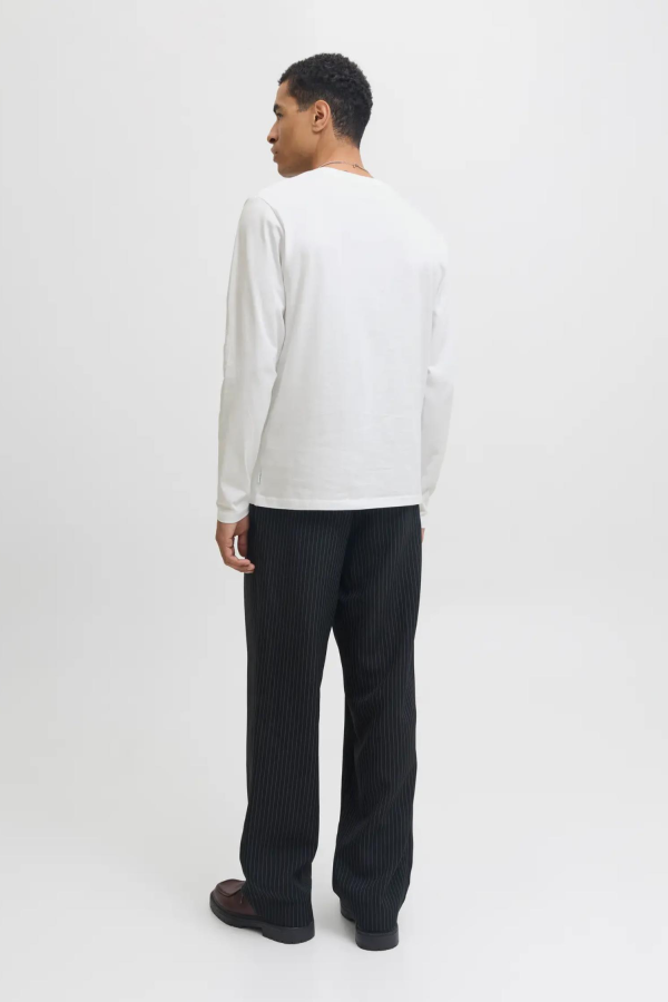 JACK&JONES 112279538 JJE ORGANIC BASIC 0 YAKA  UZUN KOL ERKEK TSH