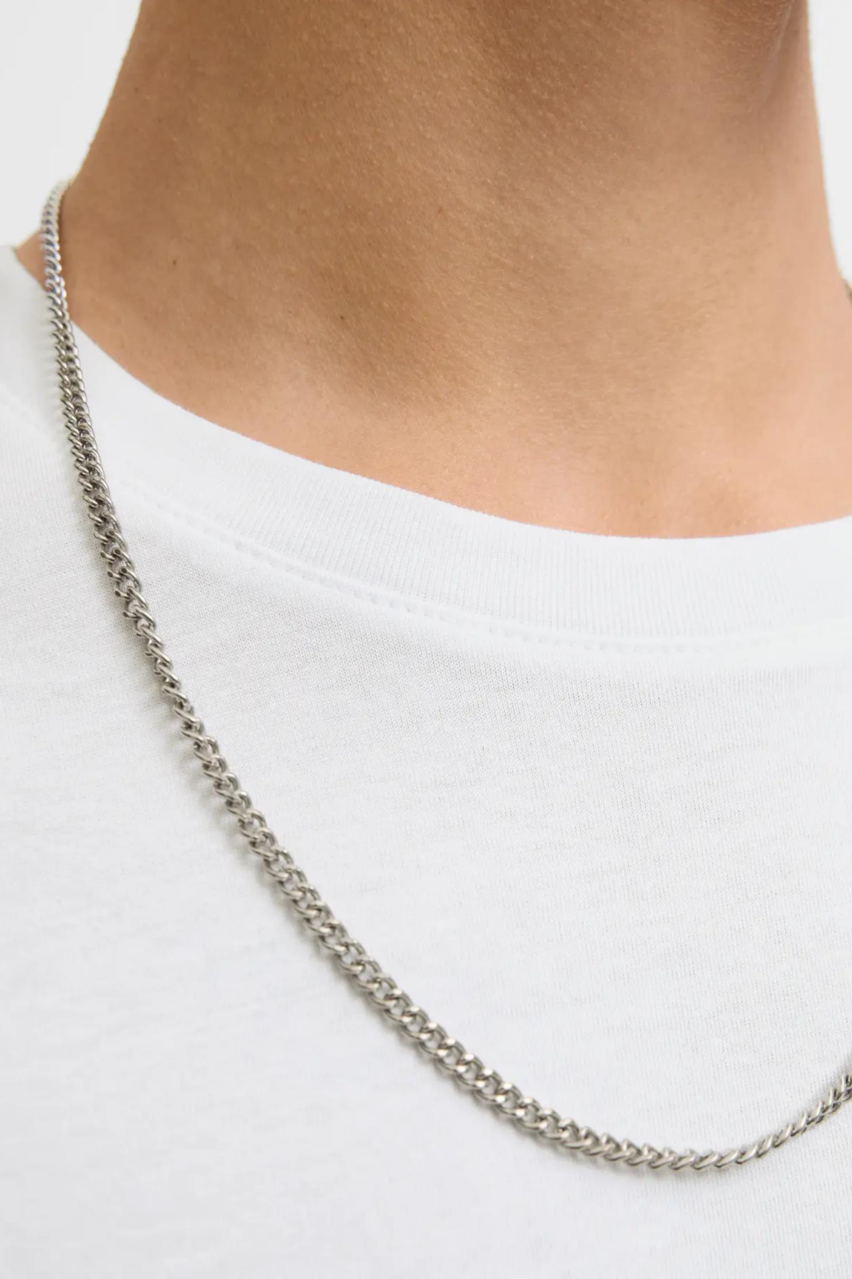 JACK&JONES 112279538 JJE ORGANIC BASIC 0 YAKA  UZUN KOL ERKEK TSH