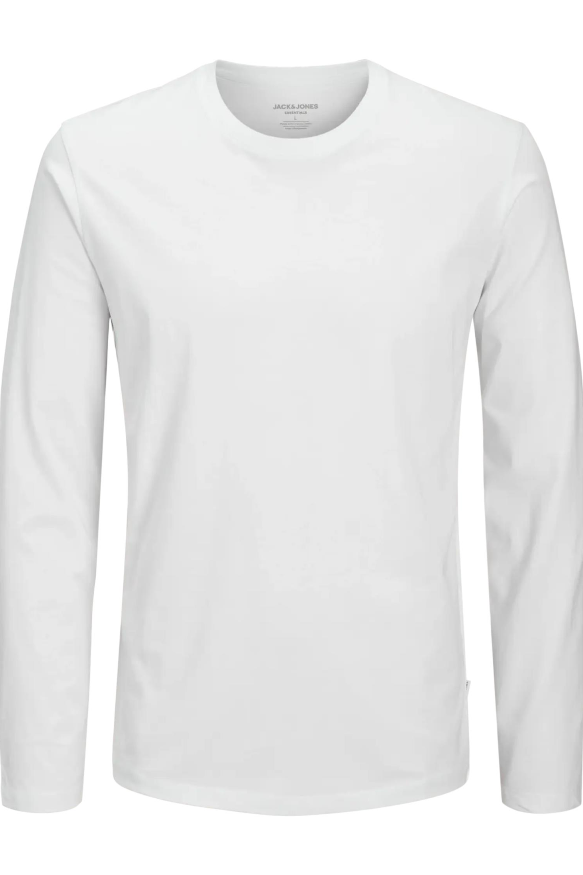 JACK&JONES 112279538 JJE ORGANIC BASIC 0 YAKA  UZUN KOL ERKEK TSH