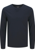 JACK&JONES 112279538 JJE ORGANIC BASIC 0 YAKA  UZUN KOL ERKEK TSH