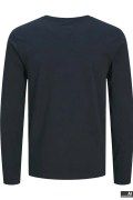 JACK&JONES 112279538 JJE ORGANIC BASIC 0 YAKA  UZUN KOL ERKEK TSH