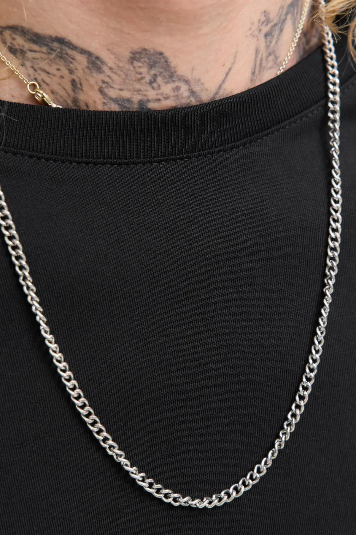 JACK&JONES 112279538 JJE ORGANIC BASIC 0 YAKA  UZUN KOL ERKEK TSH