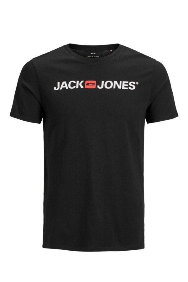 JACK&JONES 12137126 ON JACK&JONES YAZILI 0 YAKA KISA KOL TSH