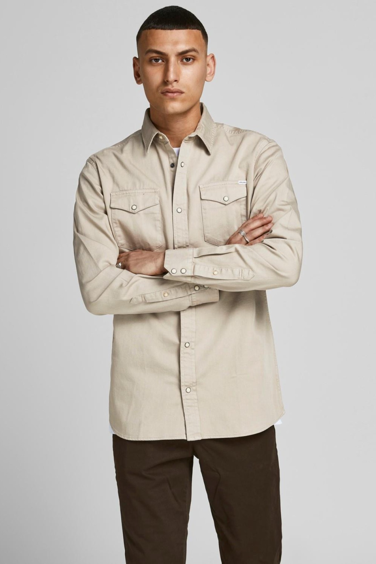 JACK&JONES 12138115 2 CEP CITCITLI UZUN KOL KOT GOMLEK JACK&JONES 12138115 2 CEP CITCITLI UZUN KOL KOT GOMLEK