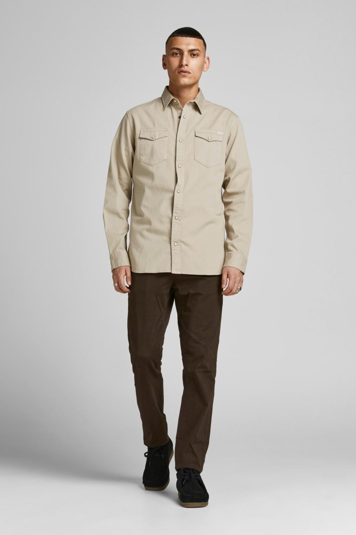 JACK&JONES 12138115 2 CEP CITCITLI UZUN KOL KOT GOMLEK JACK&JONES 12138115 2 CEP CITCITLI UZUN KOL KOT GOMLEK