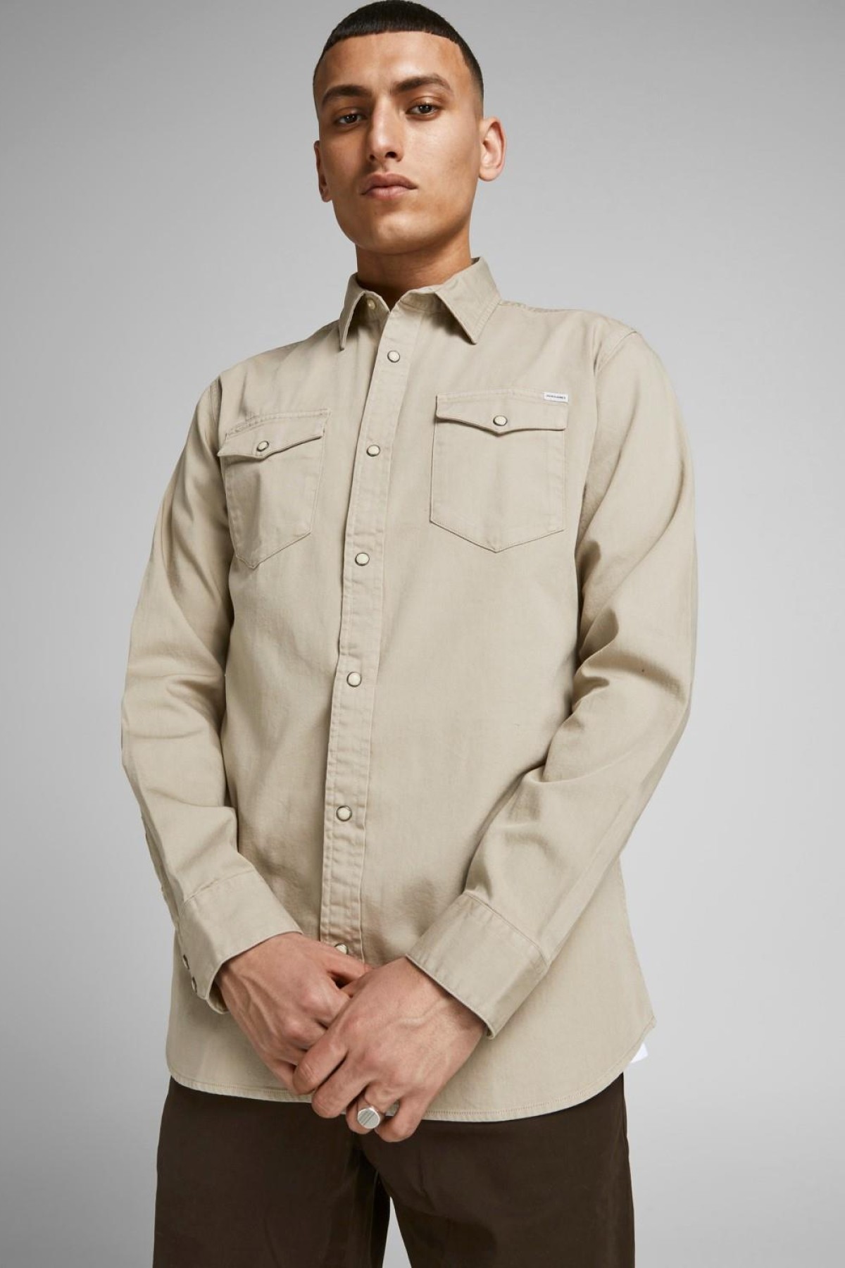 JACK&JONES 12138115 2 CEP CITCITLI UZUN KOL KOT GOMLEK JACK&JONES 12138115 2 CEP CITCITLI UZUN KOL KOT GOMLEK